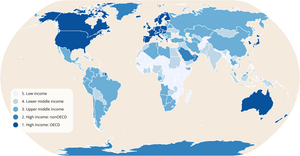 Countries by Income - Choropleth Map