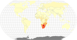 HIV/AIDS choropleth map