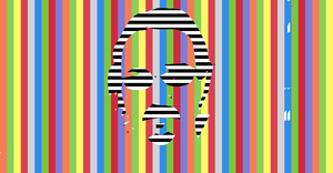 Fork of Curran's Face a La Sol LeWitt Reproduction 'Switchart'