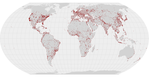 Points on a map