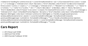 Fork of HTML Cars Report
