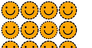 Smiley faces