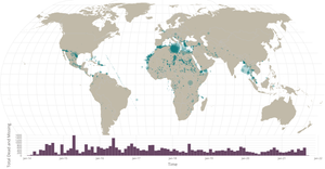 Missing Migrants on a Map - Multiple Views