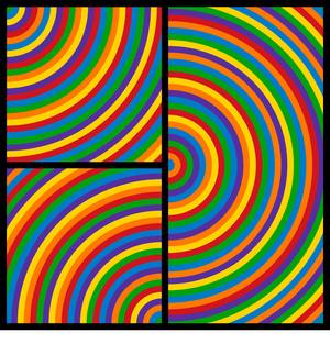 Color Bands, Plate #04 by Sol LeWitt in D3