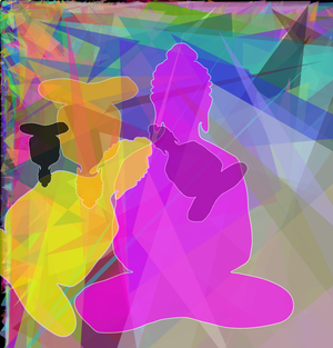 fork Data vis -overlapping Buddha