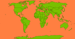 World Map using TOPOJSON- Aishwarya M