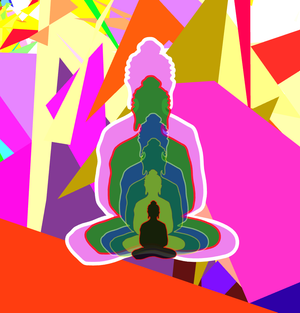 6 buddha reflection