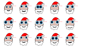 Making a Santa Face with components