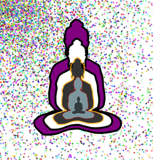 Fork of Buddha - Overlapping Buddha