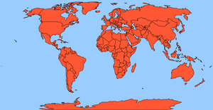 Fork of world map