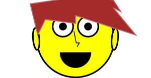 Fork of emoji-like face with mouth (D3)