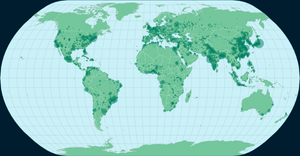 World Map with Cities