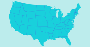 Centered US Map