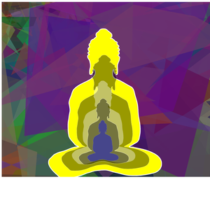 Fork of Fork of Fork of Fork of Fork of Buddha in colors -overlapping Buddha