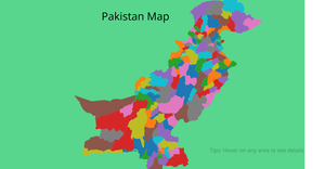Pakistan Districts Map