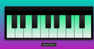 Rainbow Piano App