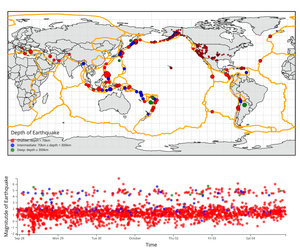 Final - Earthquakes Linked Views with Brushing on Map