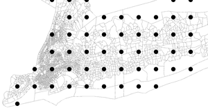 Grid Sampling on Census Tracts - Brute Force