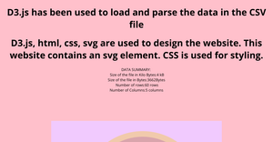 Fork of loading and parsing CSV data