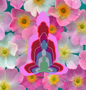 Fork of Fork of Fork of Fork of Fork of Buddha in colors -overlapping Buddha
