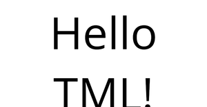 Fork of TML Starter