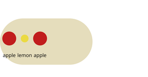 Bowl of fruits - Select by hovering