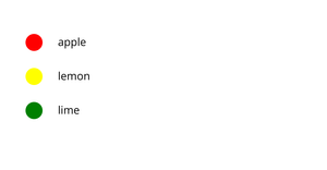 Color and Size Legends