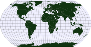 React world map