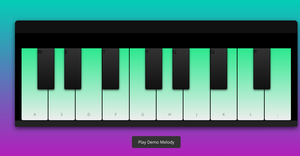  Rainbow Piano App