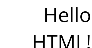 HTML Face