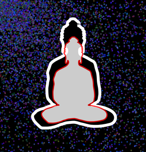 Fork of Fork of Fork of Fork of Fork of Fork of Buddha in colors -overlapping Buddha