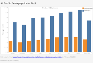 Air Traffic Demographics for 2019