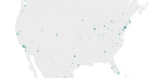 Fork of Sized Points on a Map