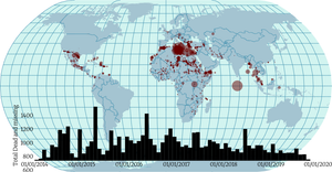 migrants on map