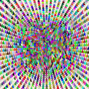 Data generative art - Unlimited Buddha