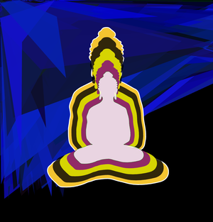 Fork of Fork of Fork of Fork of Fork of Buddha in colors -overlapping Buddha