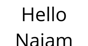 Fork of HTML Starter - Najam
