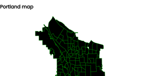 Fork of Portland Map