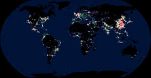Population Density by World Cities