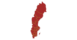 ICE 8 Swedish map