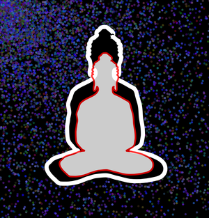 Fork of Fork of Fork of Fork of Fork of Fork of Buddha in colors -overlapping Buddha