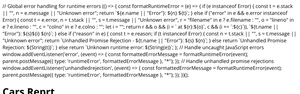 HTML Cars Report