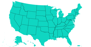 USA Country Map