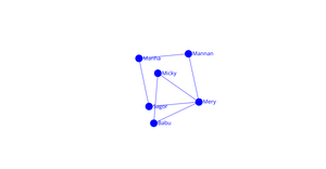Social network graph