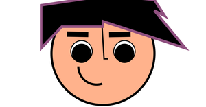purple hair boi
