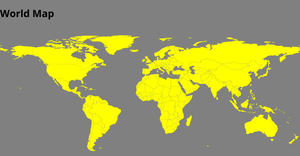 World map Saranya