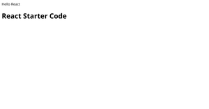 7.13ReactStarterCode