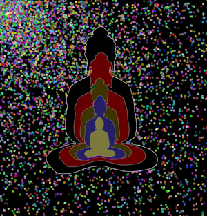 Fork of Fork of Fork of Fork of Buddha in colors -overlapping Buddha