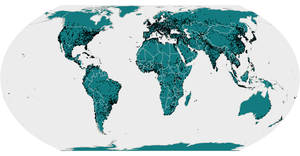 Points on a World MAP
