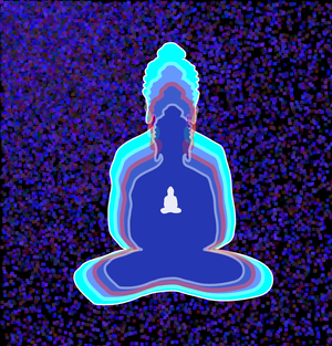 Fork of Fork of Fork of Fork of Buddha in colors -overlapping Buddha